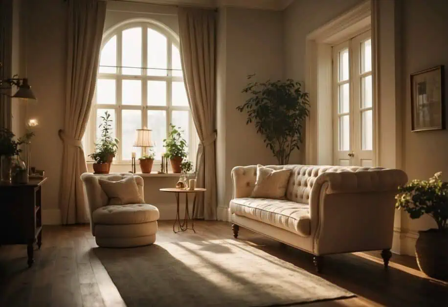 lighting and furniture