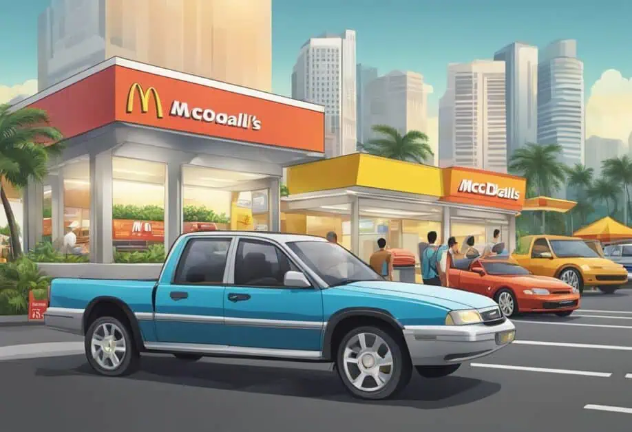 mcdonalds drive thru singapore