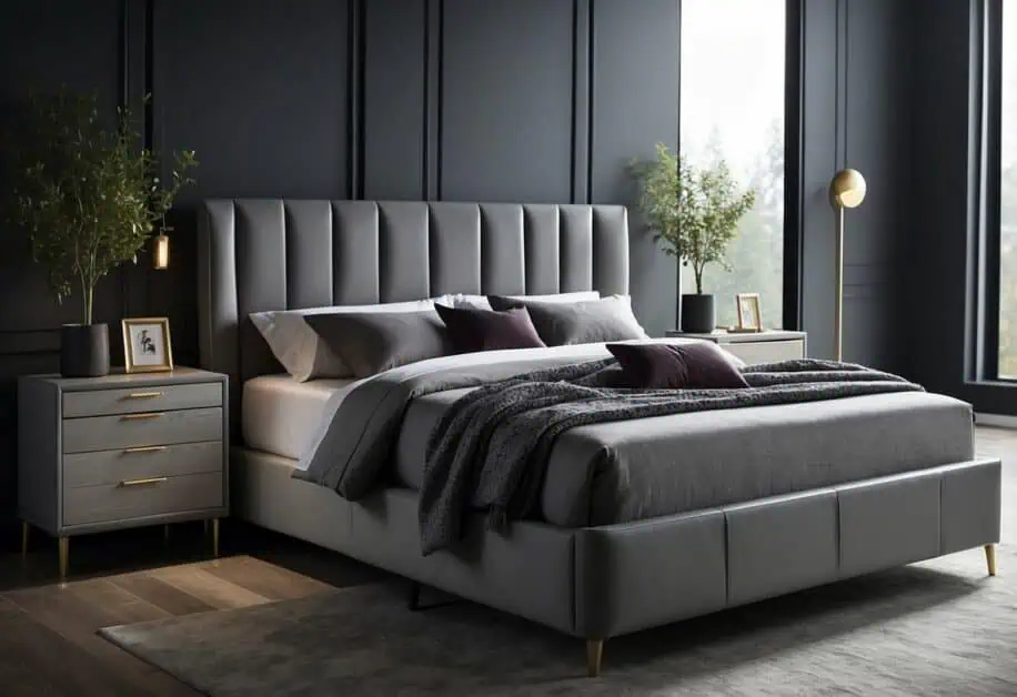 modern grey bedroom furniture