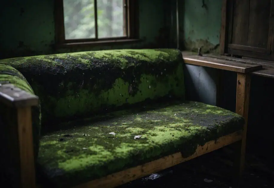 moldy wood furniture