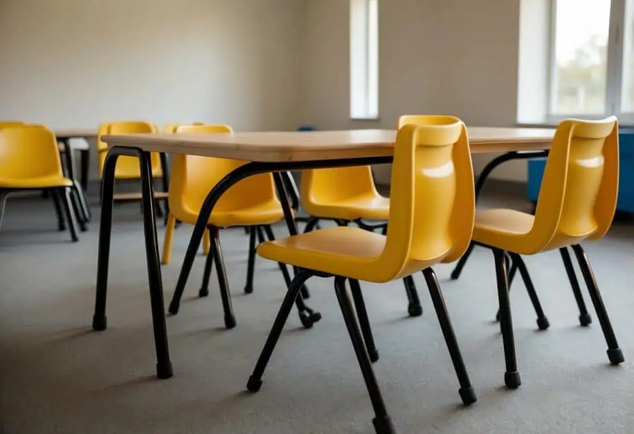 primary school furniture dimensions