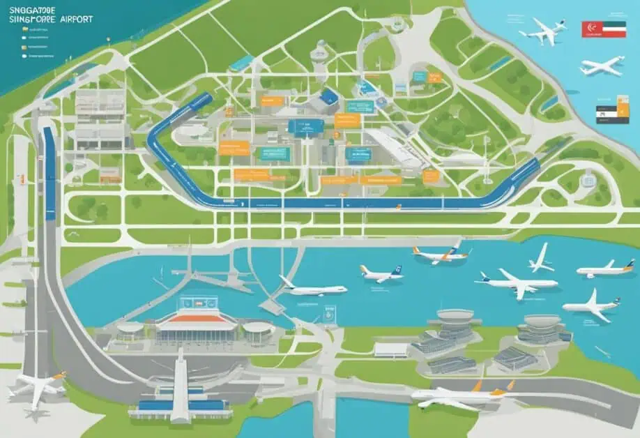 singapore airport map