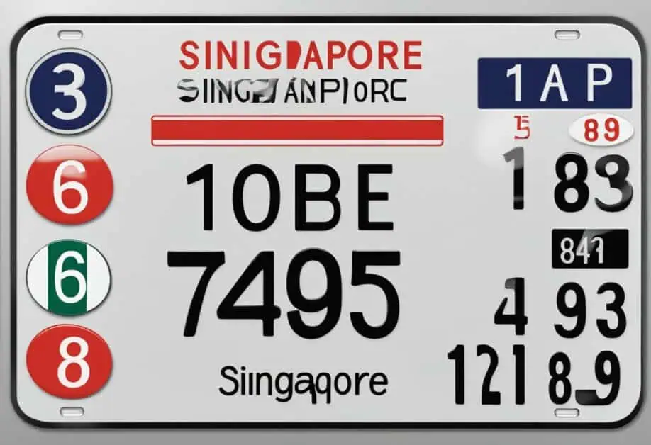 singapore car plate