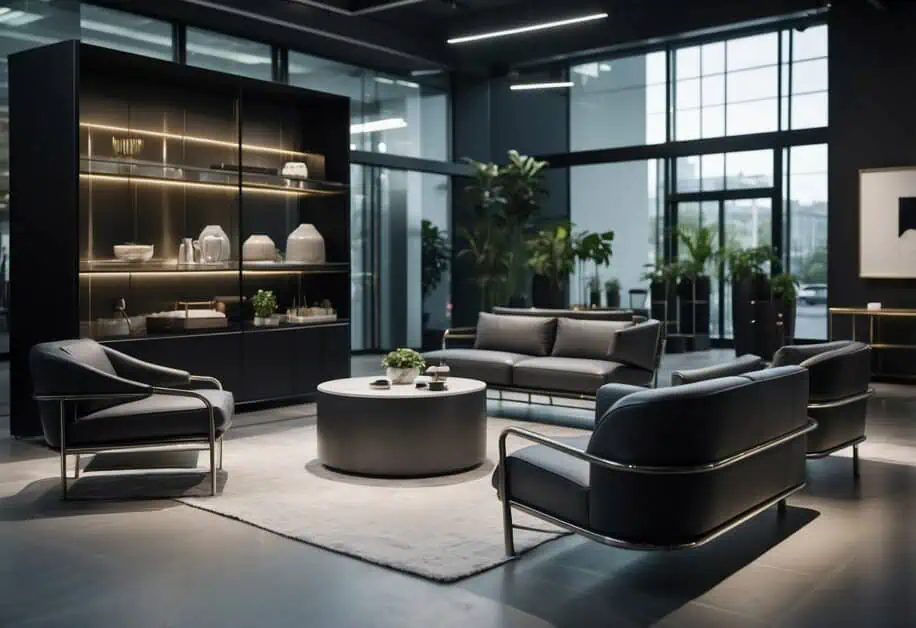 steel furniture design for shop