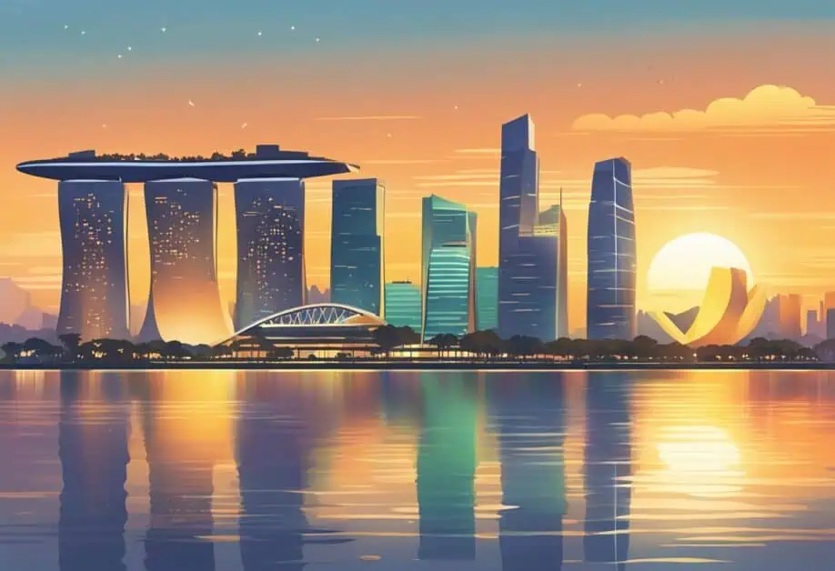 sunset time singapore