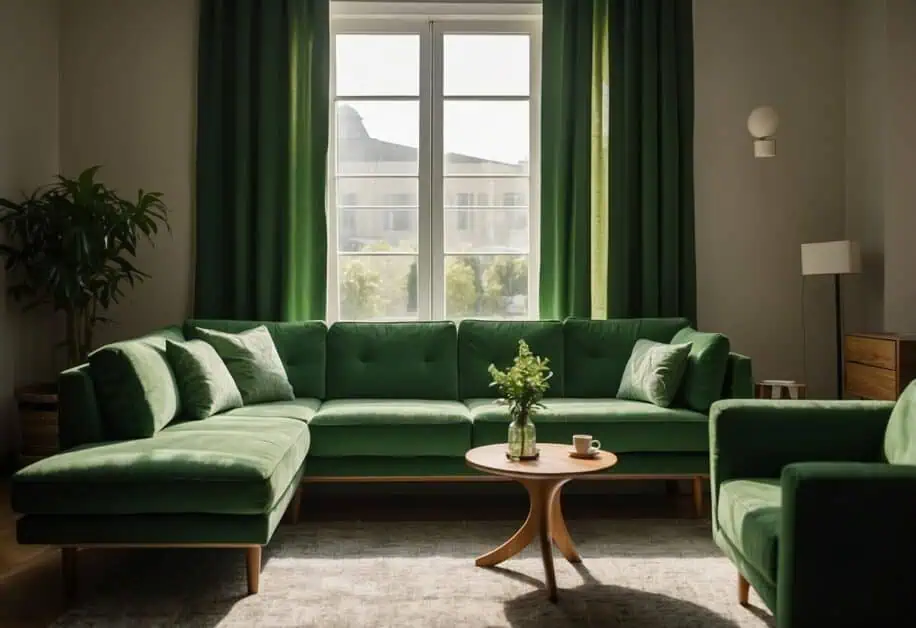 the green furniture