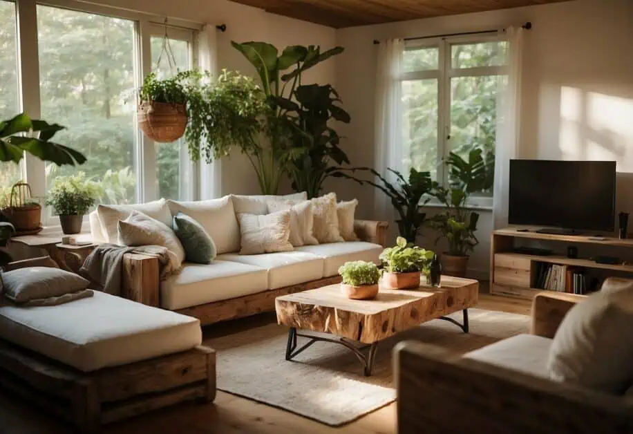 tree trunk furniture