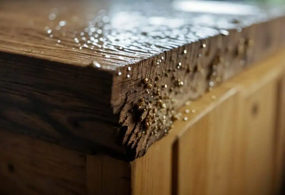 what causes mildew on wood furniture