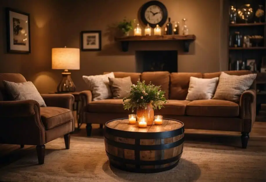 whiskey barrel furniture