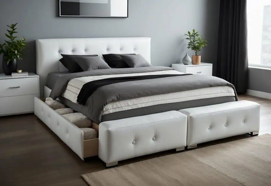 white furniture risers