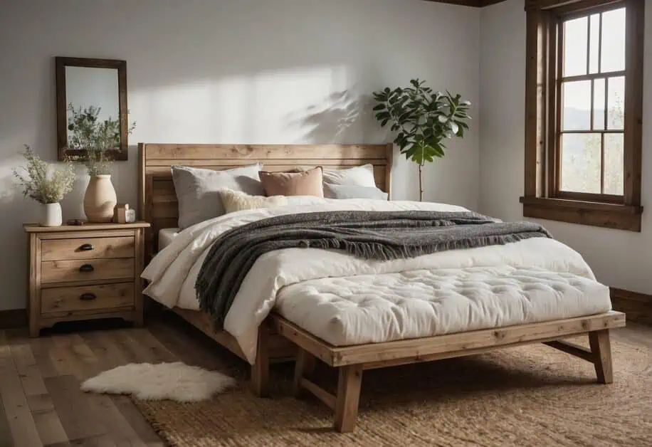 white rustic bedroom furniture
