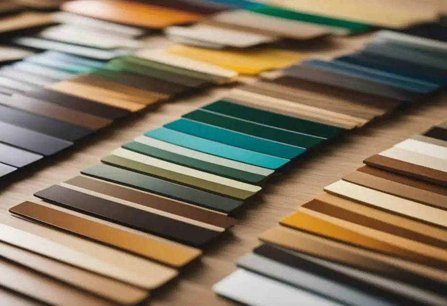 wood furniture colors chart