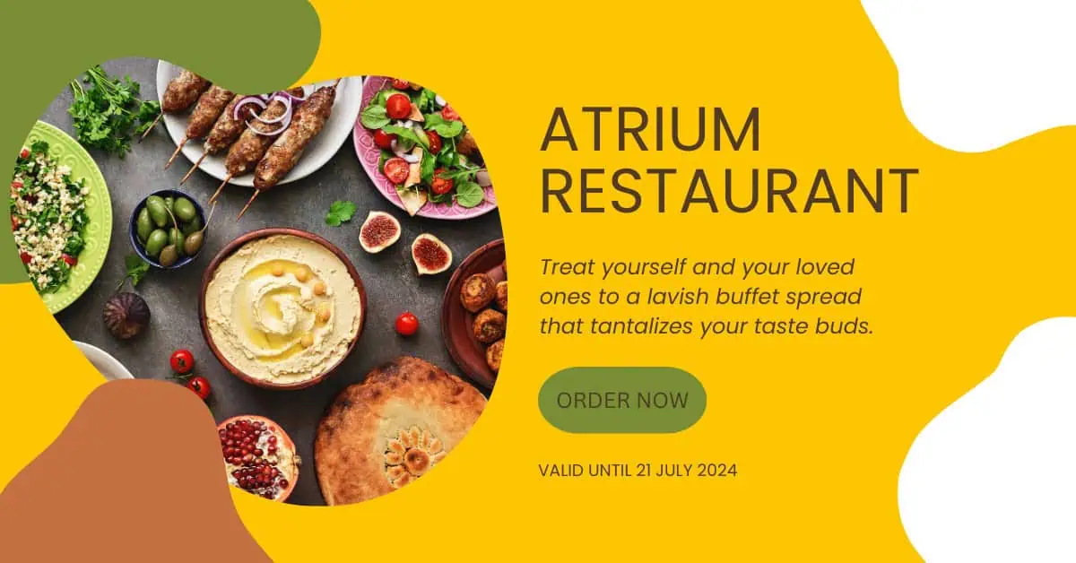 ATRIUM RESTAURANT Halal International Buffet Feast