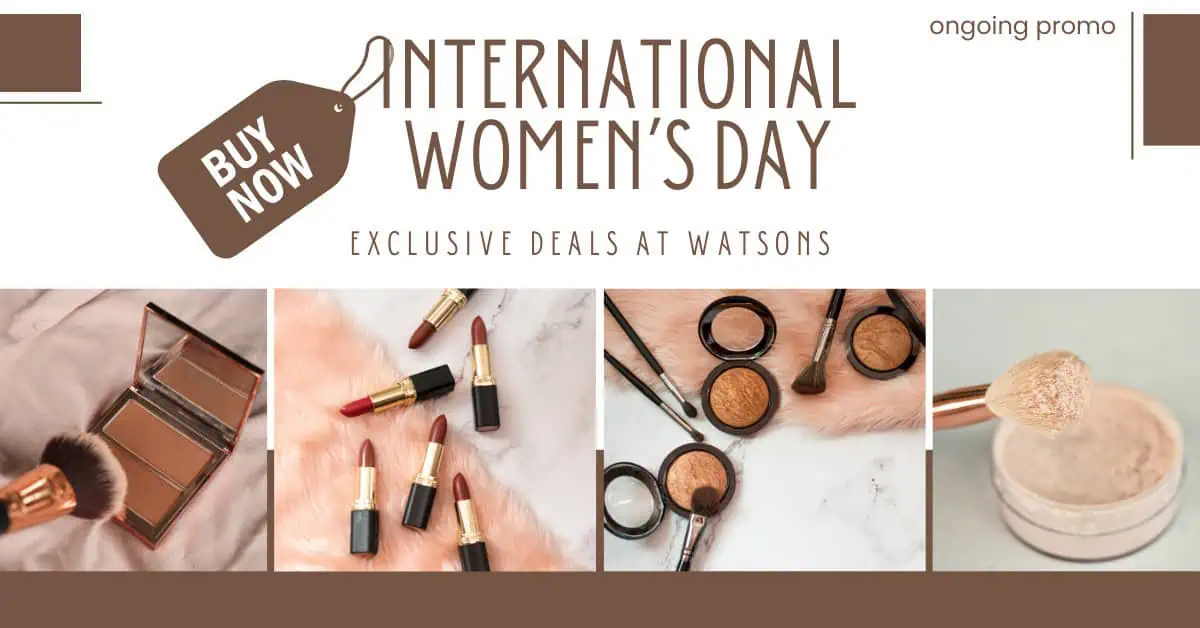 Celebrate International Women’s Day with Exclusive Deals at Watsons