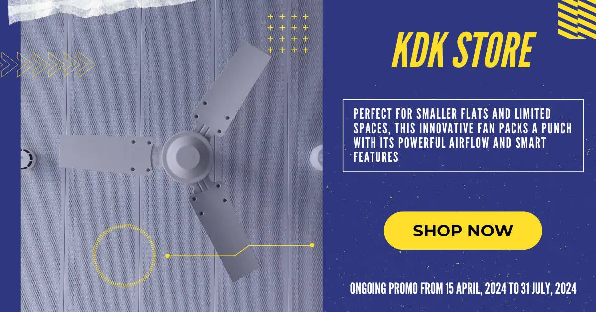 Celebrate KDK’s 115th Anniversary – Save Up to 35% on New Mini 40 Airy DC Ceiling Fans!