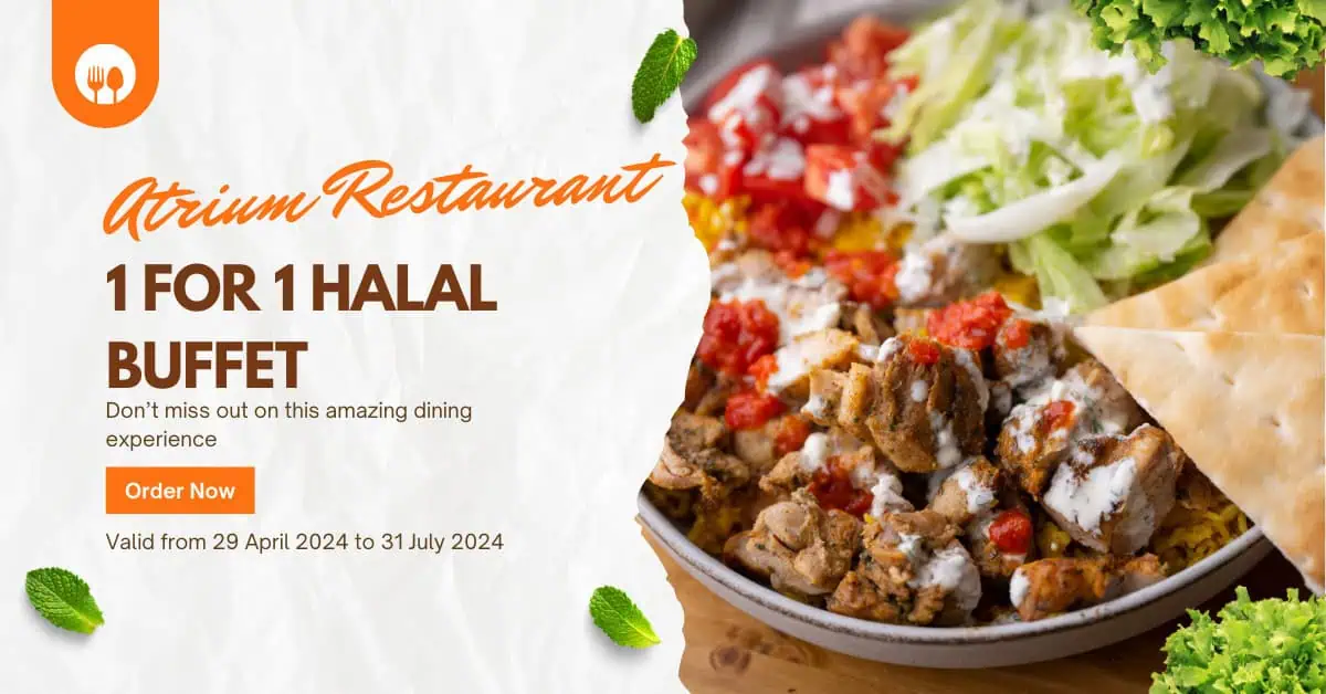 Experience the Best of Local and International Cuisine at Atrium Restaurant's Halal Buffet