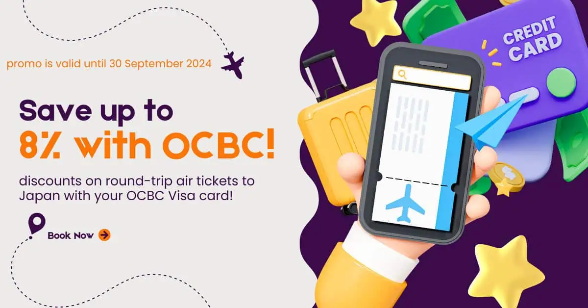 Fly to Japan with OCBC and Save Up to 8%!