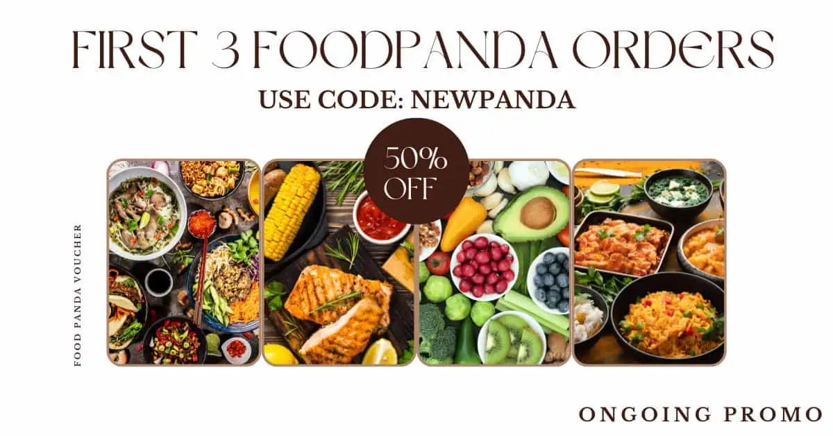 Get 50% Off Your First 3 foodpanda Orders! Use Code NEWPANDA