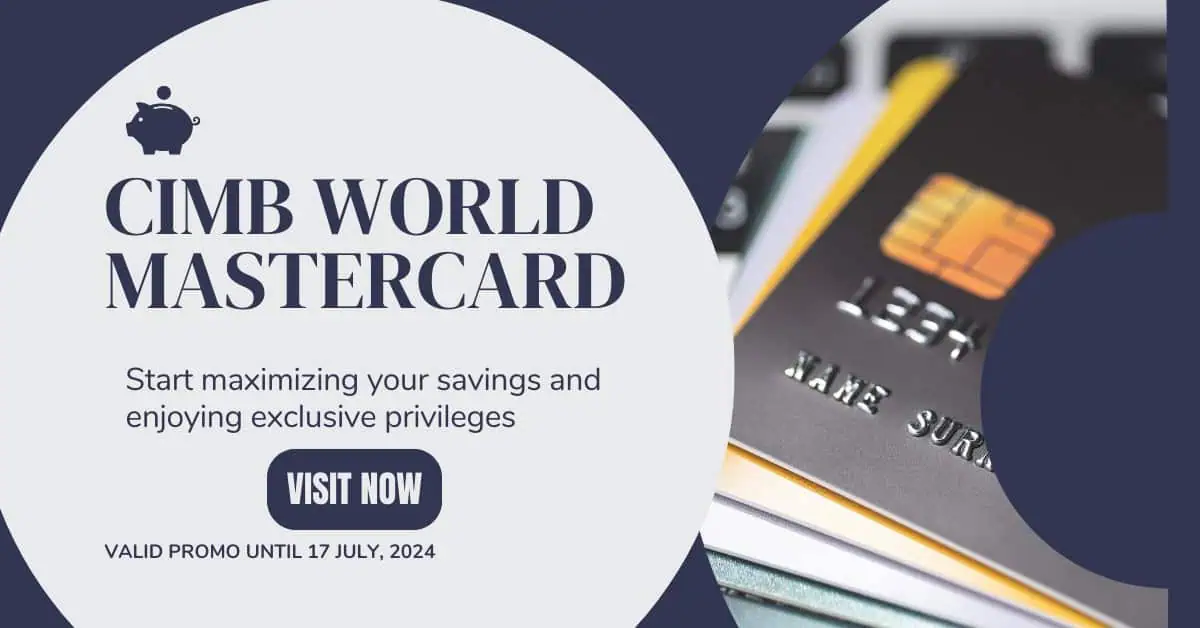  Get Up to 10% Cashback with CIMB World Mastercard™ – Plus a S$188 Welcome Gift!