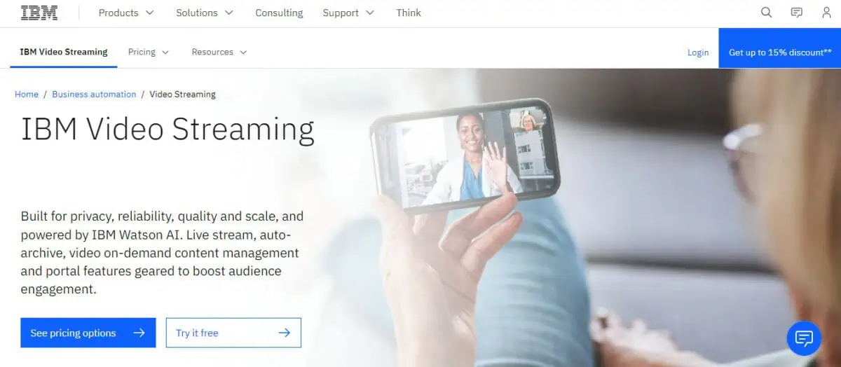 IBM Watson Analytics display page