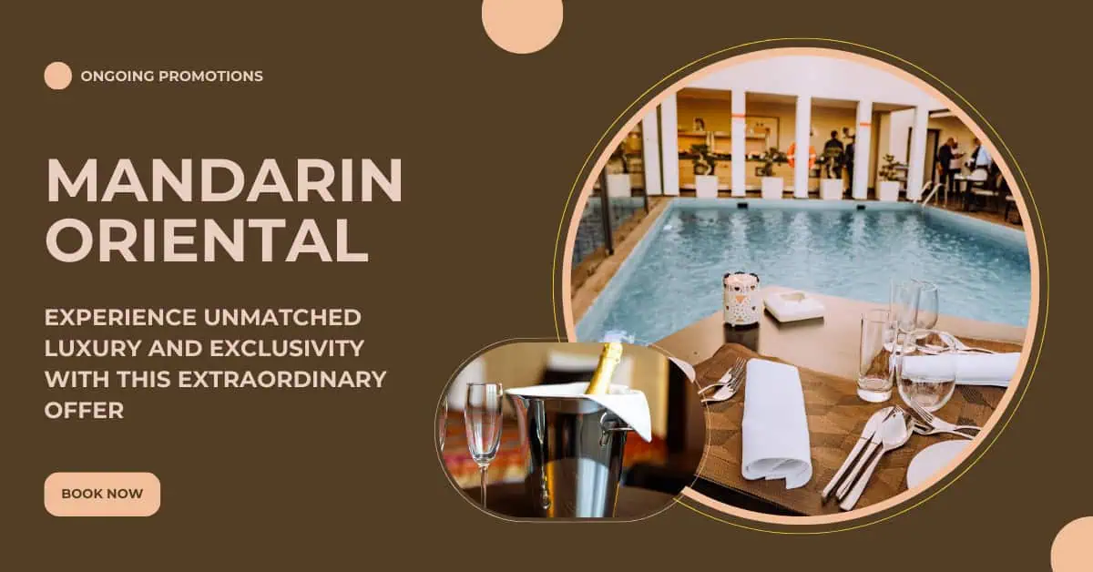 Mandarin Oriental Exclusive Voyage – From Singapore to Bali’s Exotic Paradise!