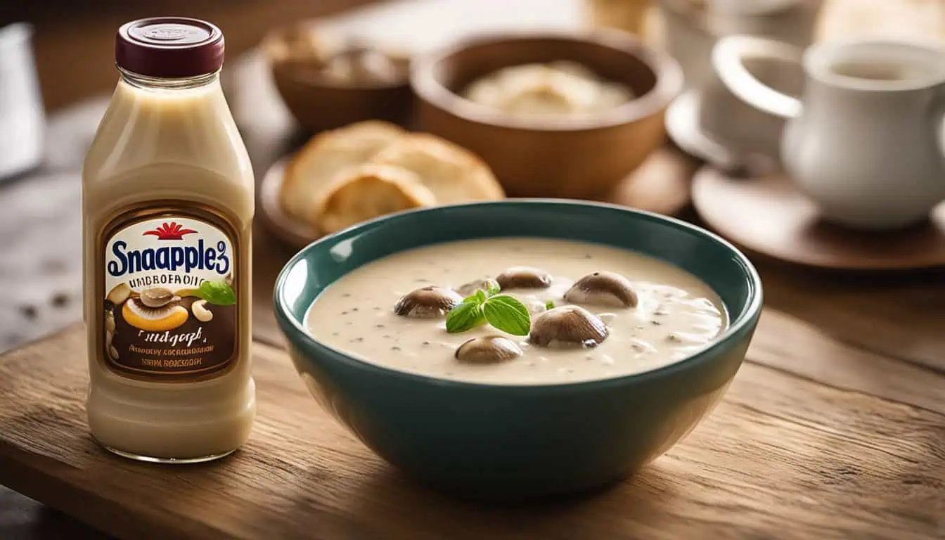 Meal Upgrade Deal - Enhance Your Meal with Snapple & Cream of Mushroom for Only $5.50!