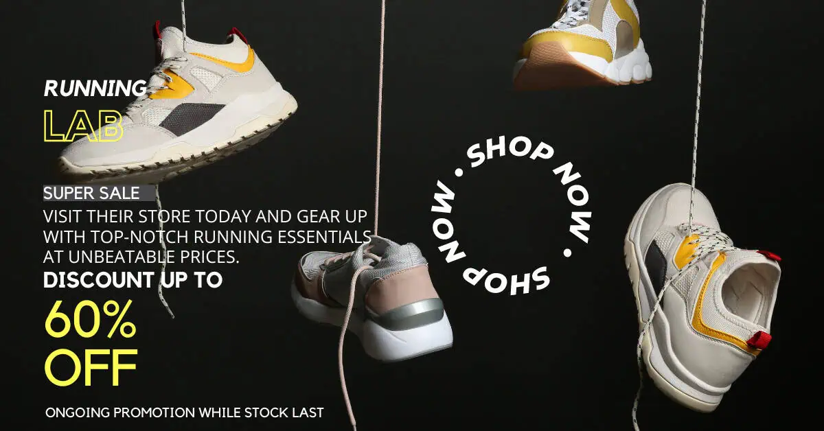Running Lab 60% Off Sale Incredible Discounts on Footwear, Apparels, and More!