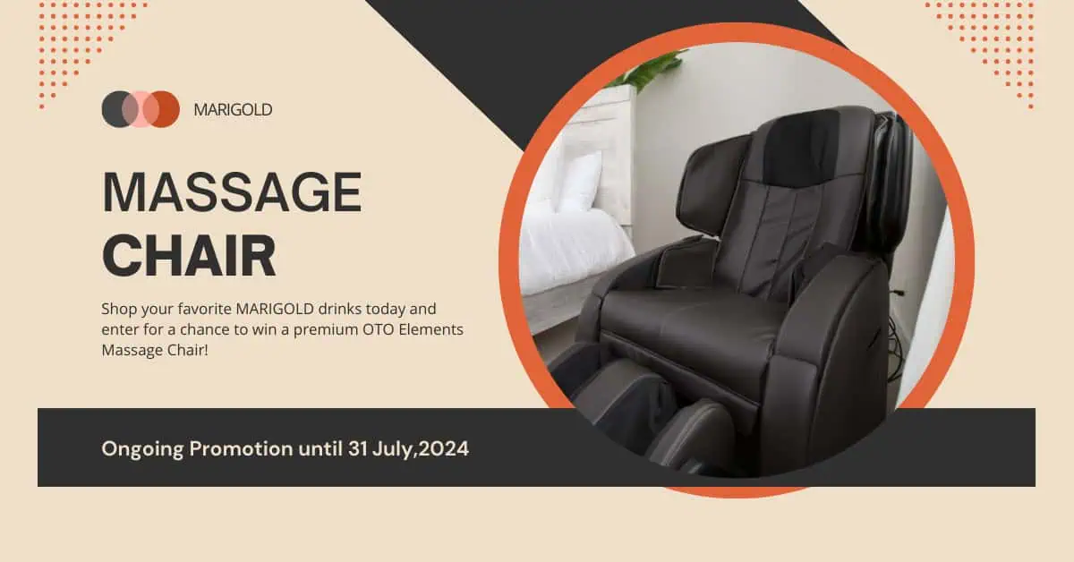 Win an OTO Elements Massage Chair with Marigold – Promo Worth $4,280!