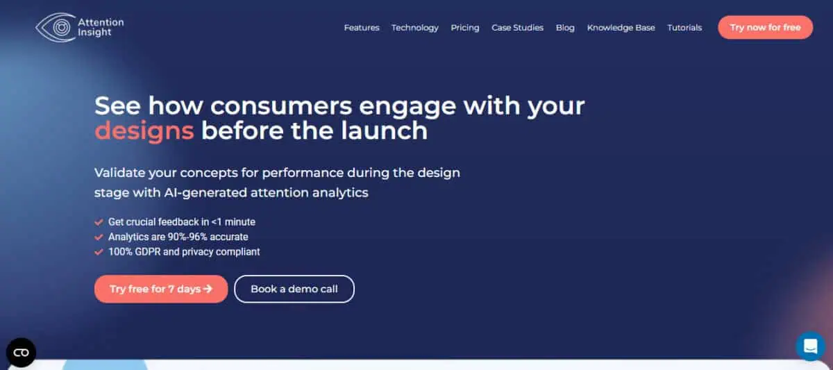 Attention Insight display page