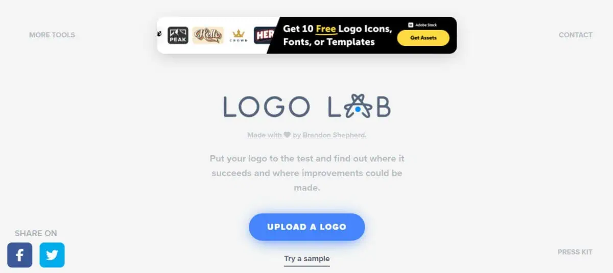 Logo Lab display page