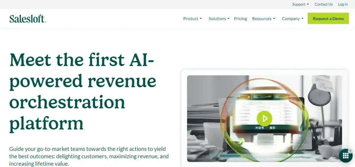 Salesloft display page