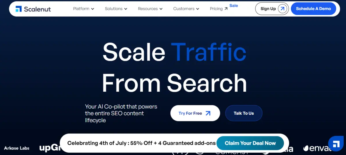 Scalenut display page