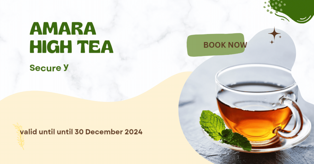 Amara's High Tea Delight Weekend Getaway!