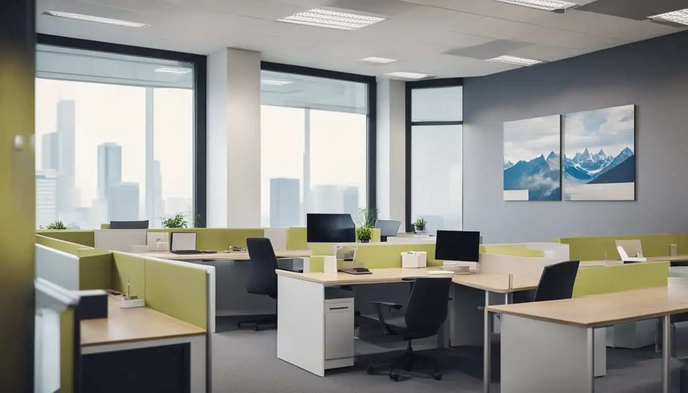 An office space representing a vibrant work environment for a top immigration consultancy in Singapore.