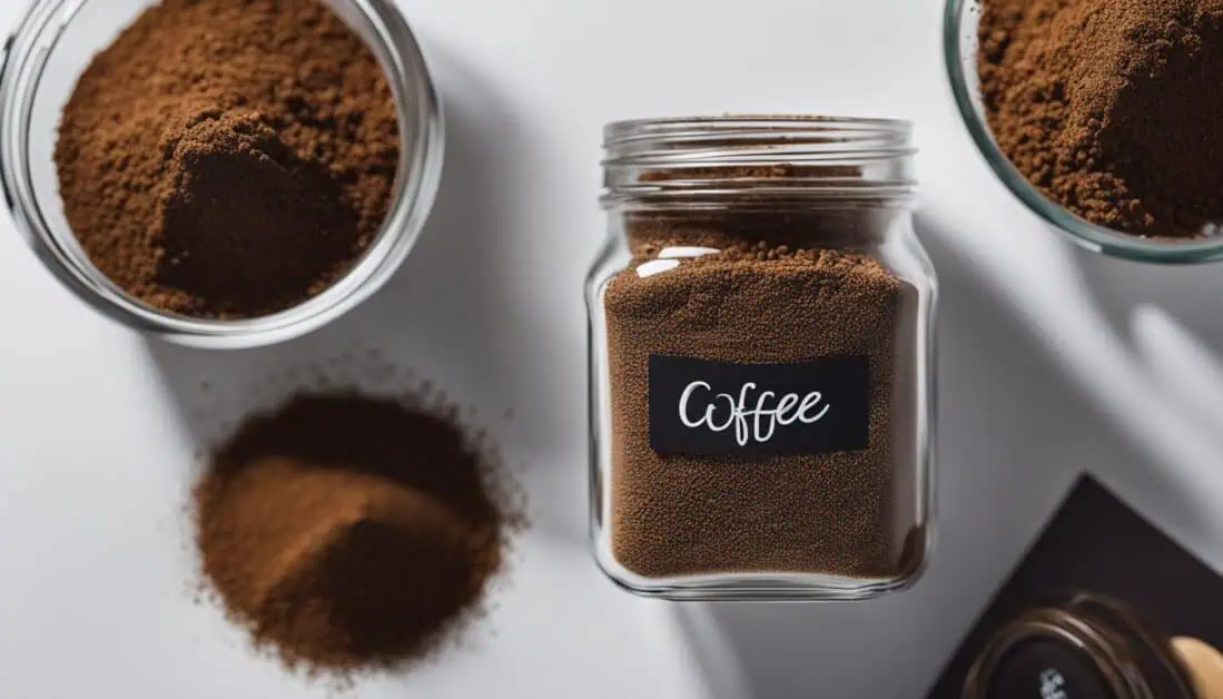 A jar of coffee powder, highlighting the premier spot for instant coffee purchases in Singapore