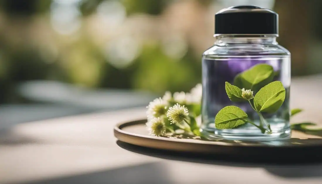A car air freshener, showcasing a blend of natural fragrances.