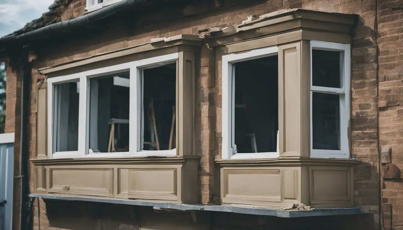 A brown house with white windows and trim, exemplifying quality renovations by leading companies in Singapore.