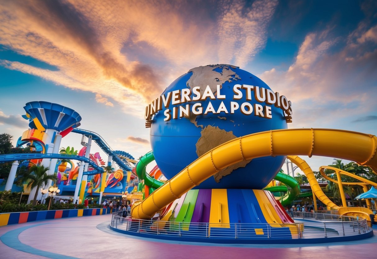Thrilling rides, colorful attractions, and lively entertainment at Universal Studios Singapore, part of the vibrant Resort World Sentosa promotions