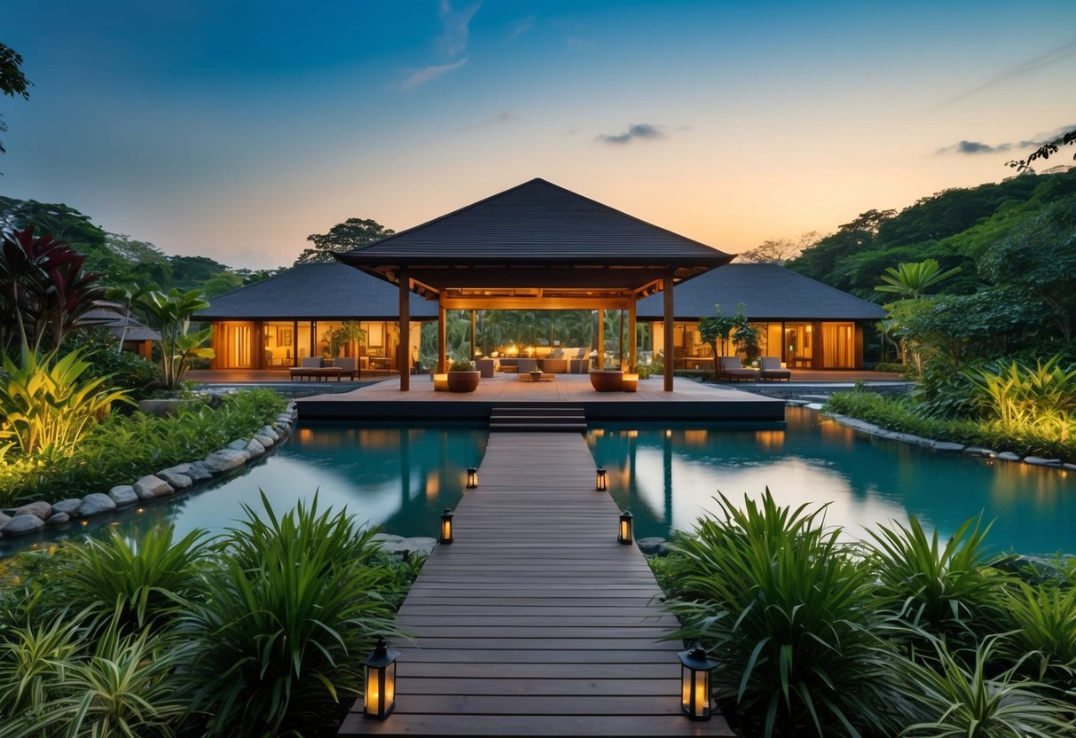 A tranquil nature center in Singapore offers weekend retreat specials with sundowner promotions