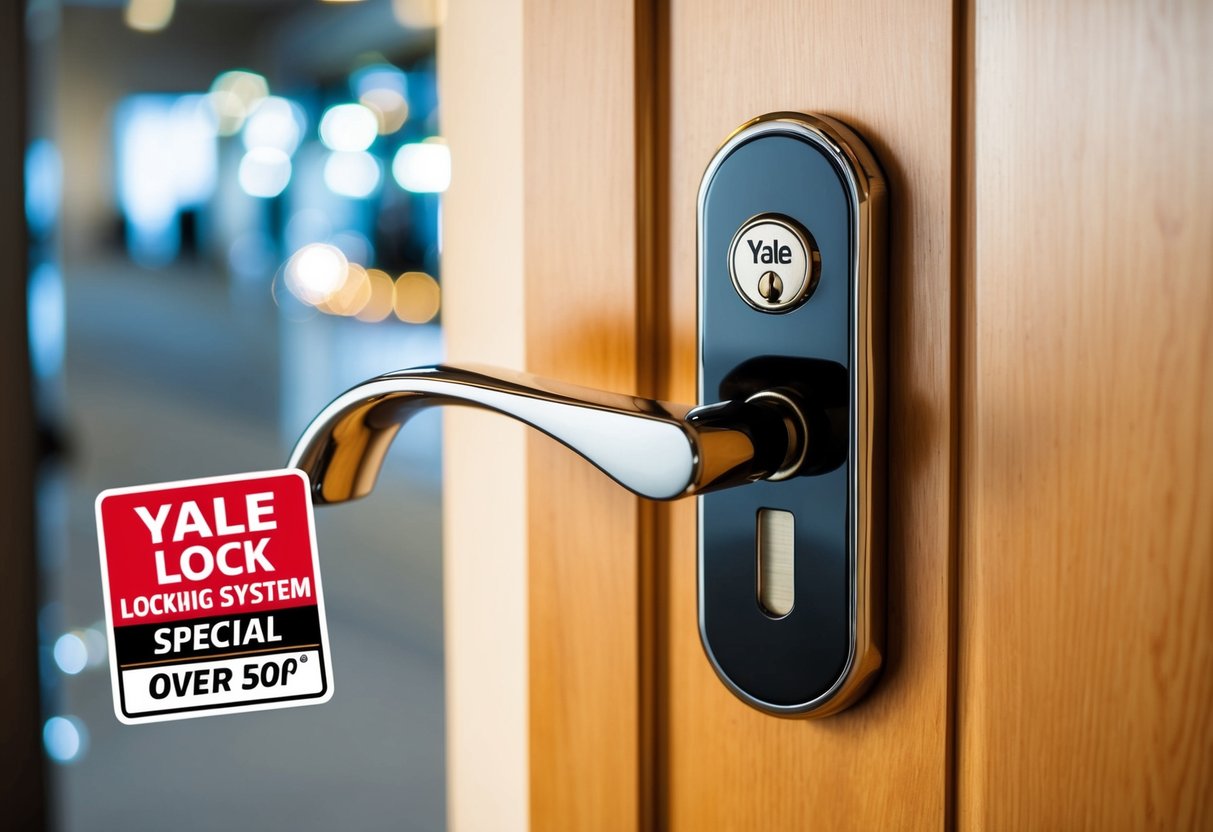 A Yale multipoint locking system being promoted with special offers