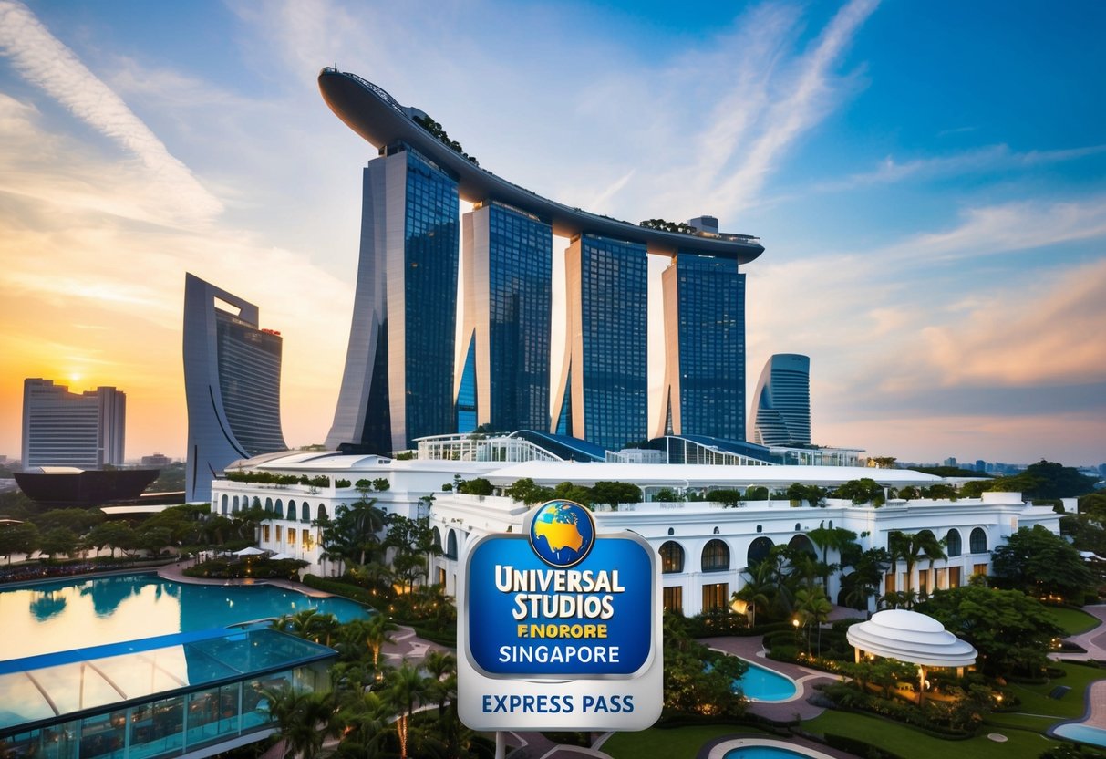 A luxurious 5-star hotel in Singapore offers a promotion package for Universal Studios Singapore Express Pass