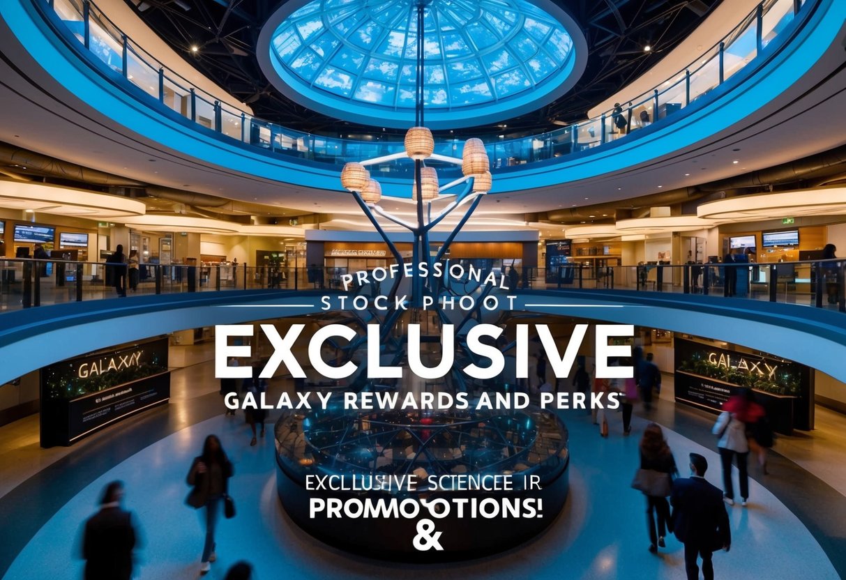 A bustling science center with exclusive Galaxy Rewards promotions and perks
