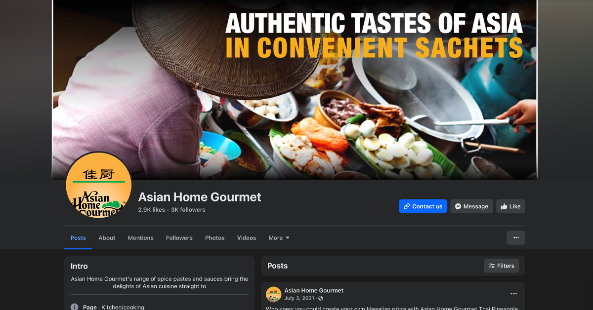 ASIAN HOME GOURMET (CPL) PTE LTD.