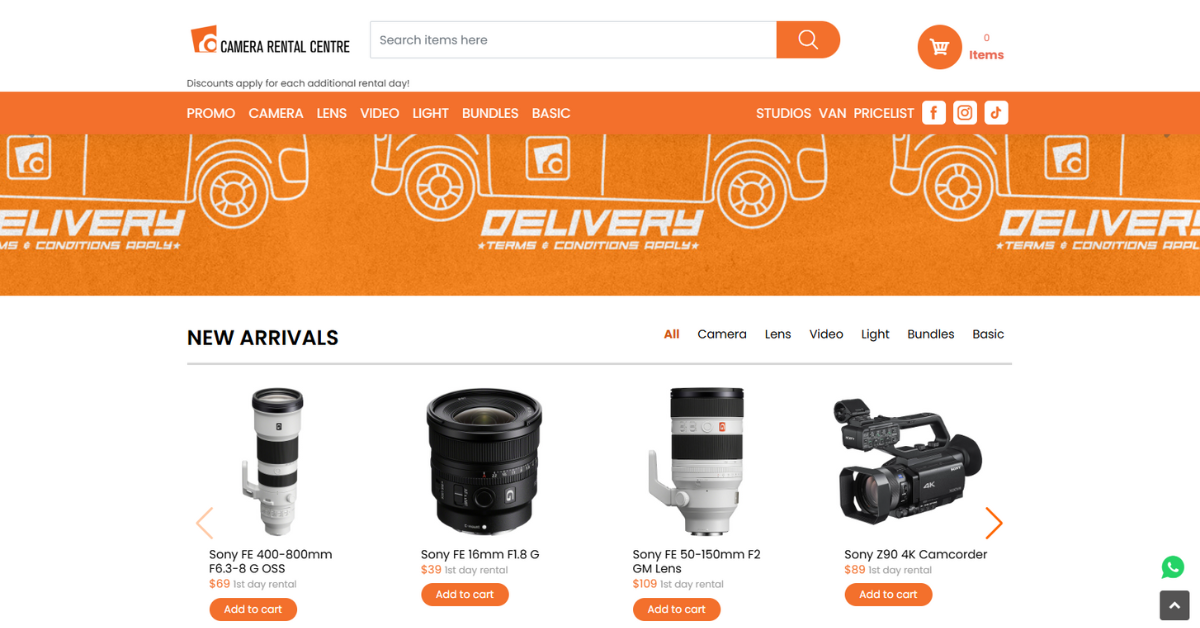 CAMERA RENTAL CENTRE LLP