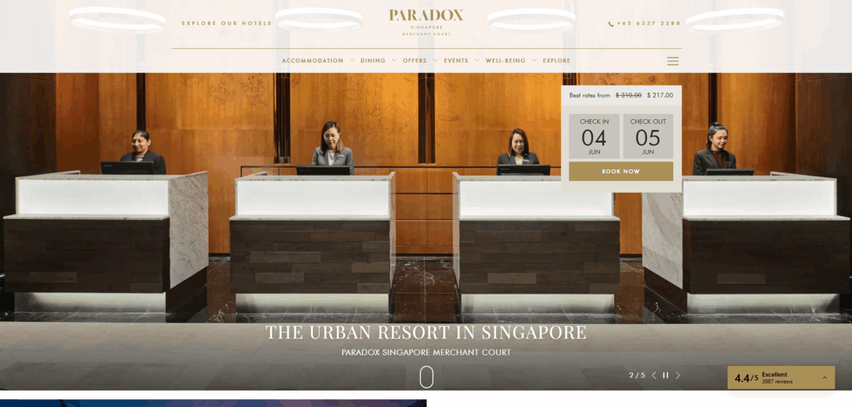 Paradox Hotel Group Pte. Ltd.: Redefining Luxury in Singapore’s Clarke Quay