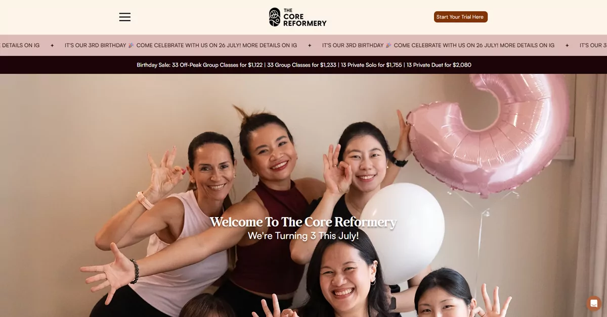 The Core Reformery Pilates Singapore