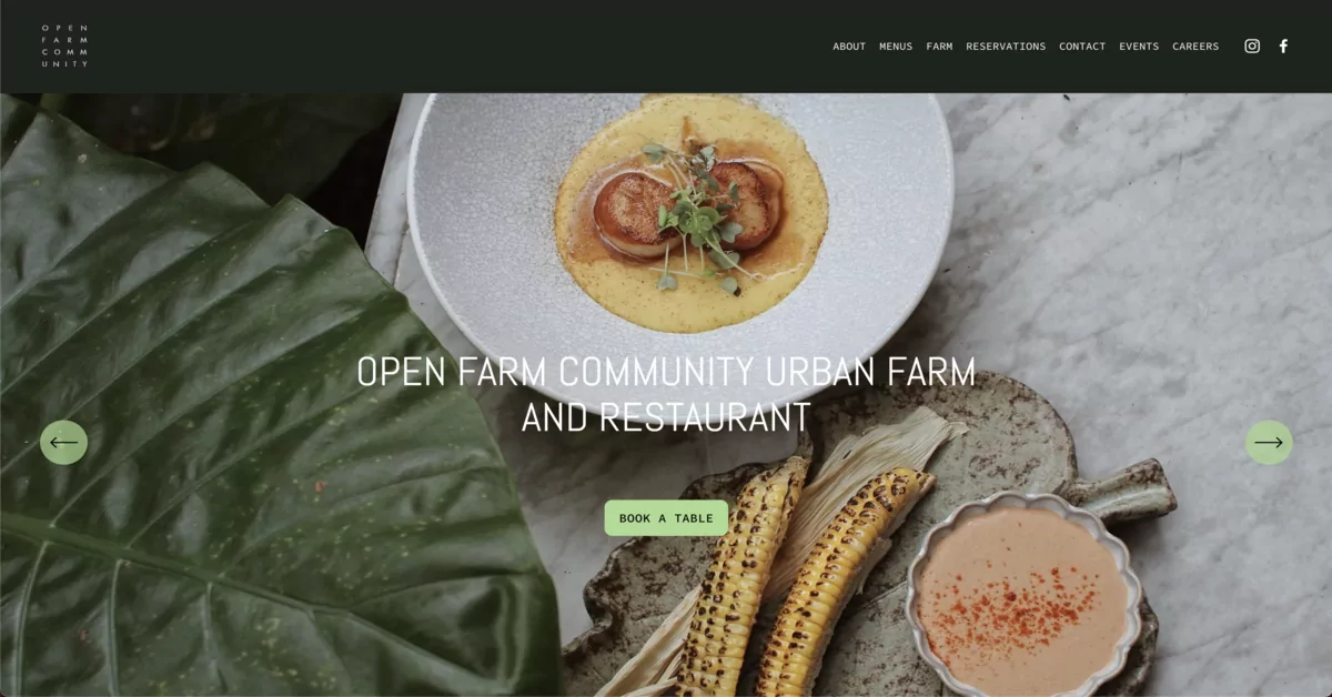 Open Farm Community - family restaurants in Singapore