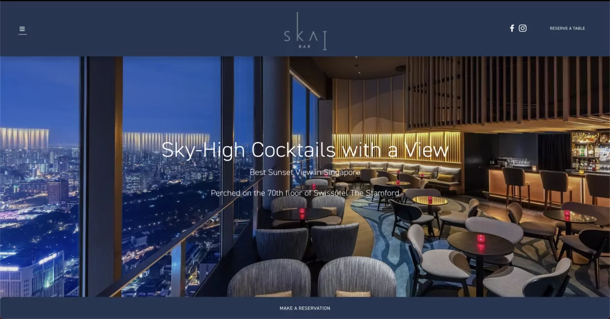Skai Bar - wine bars for discerning palates in Singapore