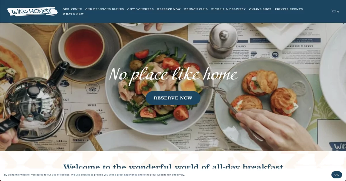 Wild Honey - family restaurants in Singapore