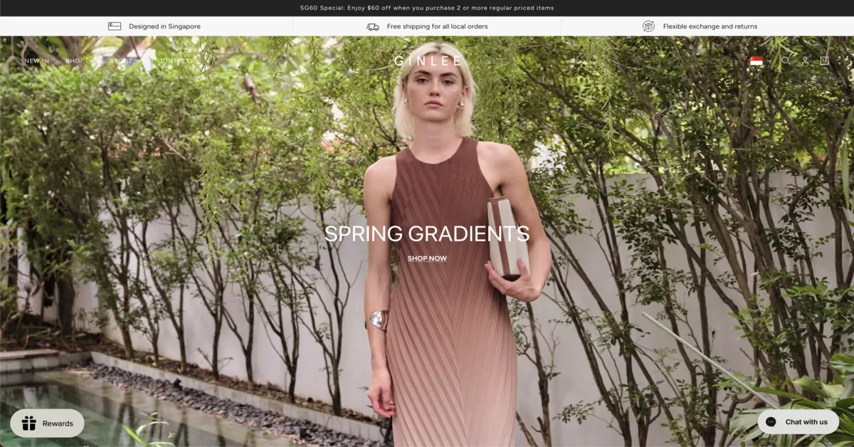 Ginlee Studio - online clothing stores in Singapore